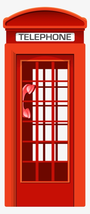English Telephone Booth Png Clipart - Telephone Booth