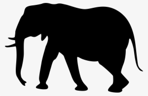 Elephant Silhouette Png Clip Art Imageu200b Gallery - Transparent Background Elephant Clip Art
