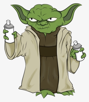 Graffiti Yoda