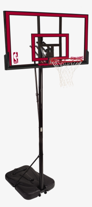 Pro Glide™ Polycarbonate Portable Basketball Hoop System - Basketball Hoops Portable Spalding