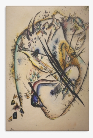 Watercolour With Seven Strokes - Kandinsky - Retour En Russie 1914-1921