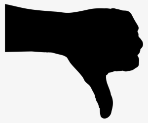 This Free Icons Png Design Of Thumbs Down Silhouette
