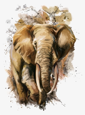Elephant Watercolor