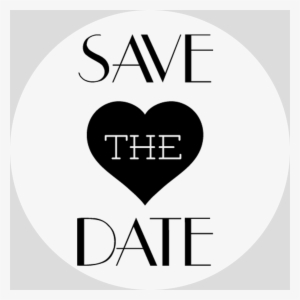 Personalised Balloons 'save The Date' Blog - Save The Date White Png