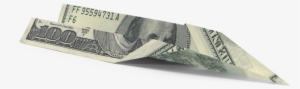 100 Dollar Bill Paper Airplane - Cash