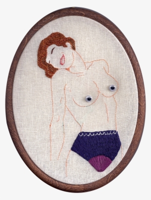 Embroidery, Googly Eyes - Cross-stitch