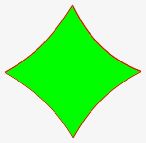How To Set Use Bright Green Diamond Shape Clipart
