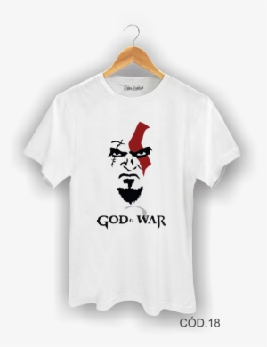 Camiseta God Of War - Sou Salvo Pela Graça Mas Nao Foi