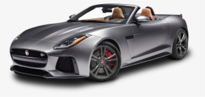 Gray Jaguar F Type Svr Convertible Car Png Image - Jaguar F Type Svr Png