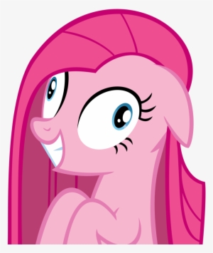 Pinkie Pie Flat Mane And Crazy - Pinkie Pie Crazy