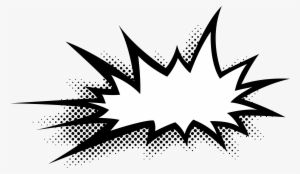 Empty Comic Bubbles Crazy Clipart Png Image Download - Comic Bubble Png