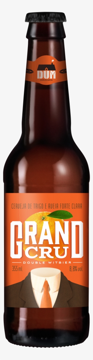 Grand Cru Bottle - Garrafa Cerveja Sem Rotulo Png