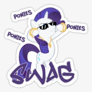 Swag Clipart Png Text - Pony Swag