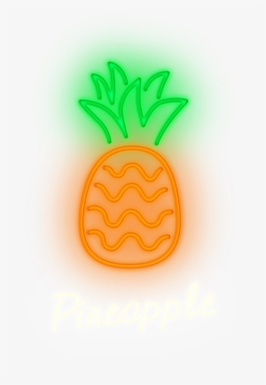 Pineapple Transparent Neon - Pineapple