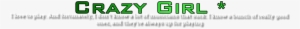 Girl Png - Crazy Girl Png Text