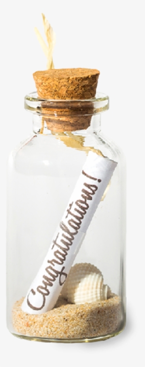 Red Elk - Bottle - Congratulations - Glass Bottle