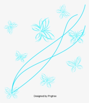 Simple Flower Butterfly Cartoon Design, Simple, Butterfly, - Portable Network Graphics