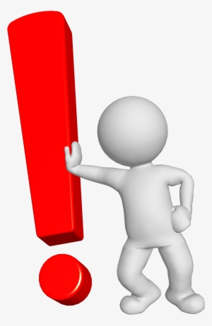 Man With Symbol 05 - Bonhomme Point D Exclamation