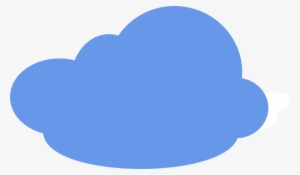 Cloud Blue Modified Clip Art At Clker - Heart