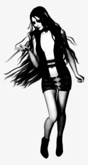 Long Hair Dark Emotions Posing 992108 - Long Hair