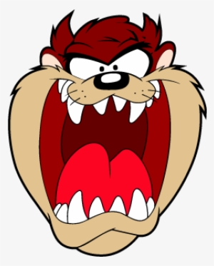 Download Tazmanian Logo Tasmanian Devil Looney Tunes, - Tasmanian Devil Cartoon Face