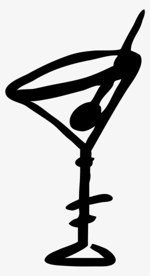 Martini Glass Symbol Facebook Physioex Lab 3 Neurophysiology - Cocktails Png Black And White