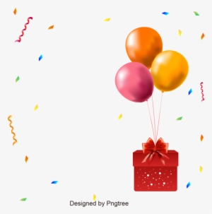 Hand-drawn Cartoon Balloon Background, Hand Painted, - พื้น หลัง ลูกโป่ง การ์ตูน