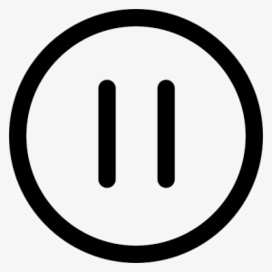 Video Player Pause Button Vector - Number 7 In Circle