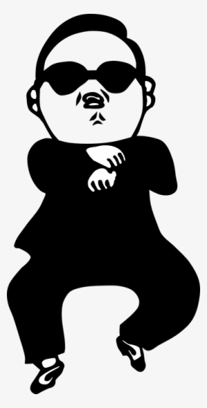 Dancer Clipart Rap - Gangnam Style Clipart