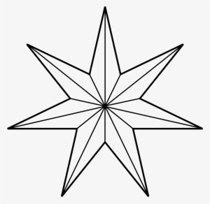 7 Ray Mullet - Estrellas De 7 Picos Tatuaje