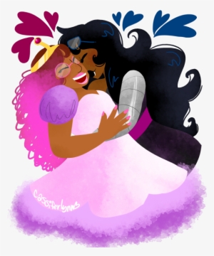 Black Vriska Cosplaying As Marceline And Polynesian - Illustration