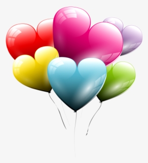 Heart Baloons Png - Png Image Heart Balloon