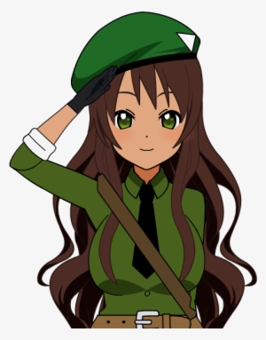 Venezuela Brunette Hetalia Oc Anime Girl - Brunette Anime Girl Png
