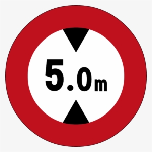 Had Ketinggian Tidak Lebih Dari 5 Meter - Nz Road Signs 50