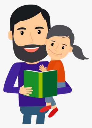Graphic Library Library Fathers Clipart Boy Dad - Dad And Me Cartoon
