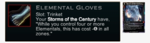 Elemental Gloves - Animals Were Harmed Disclaimer