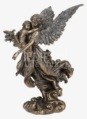 Guardian Angel Carrying A Child - Ws-176 Статуэтка 'ангел-хранитель'