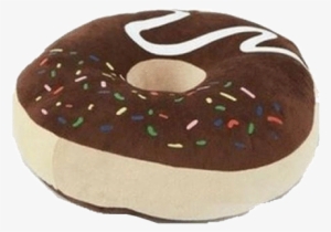 Itgirl Shop Chocolate Donut Pillow Aesthetic Apparel, - Pillow