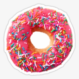 Transparent Tumblr Donuts Wwwimgkidcom The Image Kid - Strawberry Doughnut Donut Round Mouse Pad