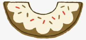 Doughnut Clipart Dozen Donuts - Half Donut Png