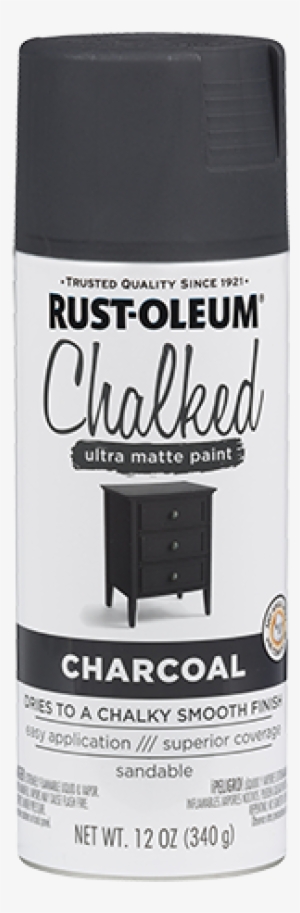 Rust-oleum Chalked Ultra Matte Spray Paint - Rustoleum Chalked Charcoal Spray
