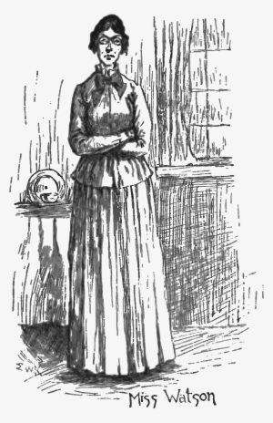 Adventures Of Huckleberry Finn 1885-p19 - Widow Douglas Huckleberry Finn