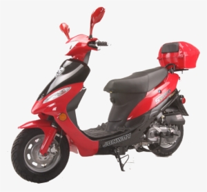 50cc Red Scooter - Scooter