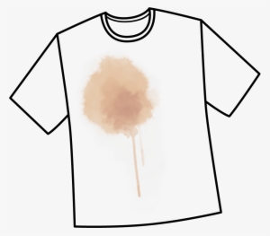 Spill The Coffee To Get Started - T Shirt Stained Png