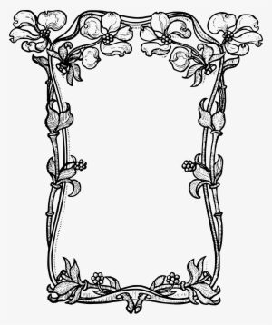 Stock Images Dogwood Flower Frame Clip Art & Vector