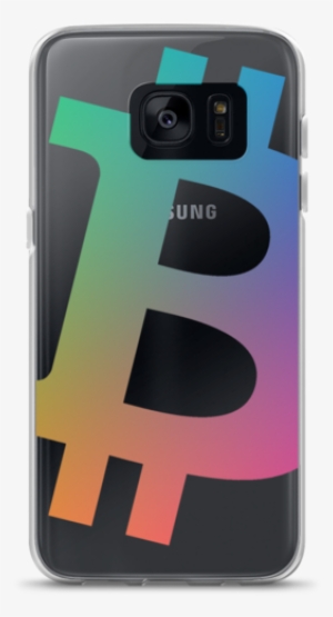 Rainbow Bitcoin Logo Samsung Case - Mobile Phone