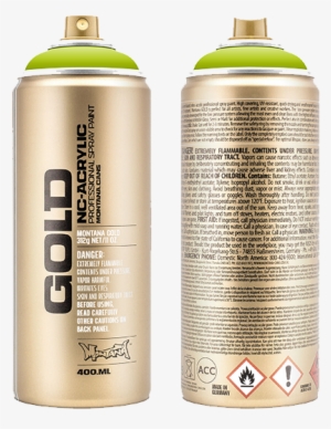 Montana Spraycan Gold 400ml - Spray Can Montana Transparent