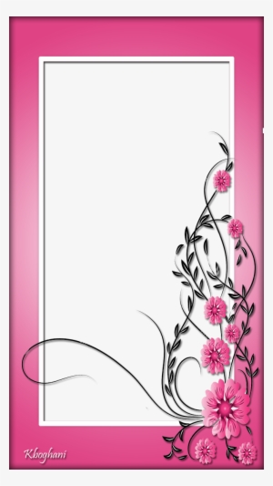 Pink Flower Frame - Flower