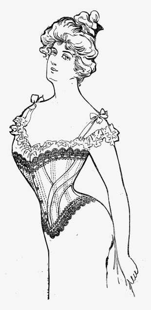 Tight Bra Model - Vector Corset