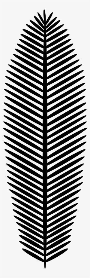 Palm Leaf 1 - Palm Leaf Png Black